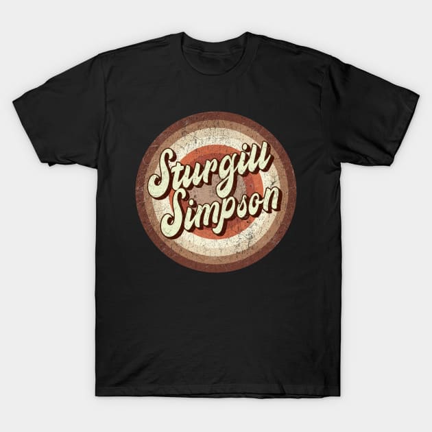 Vintage brown exclusive - Sturgill Simpson T-Shirt by roeonybgm